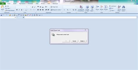 insert smart card when opening word|Smart Card Prompt when launching Word .